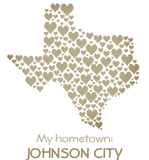 Discover State of Texas Silhouette Hearts & Hometown