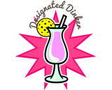 Discover Pickleball Designated Dinker, Pink Cocktail, Funny
