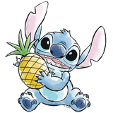 Discover Watercolor Stitch Holding Pineapple