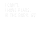 Discover I Can't I Have Plans Funny Quote Cow Farmer Moo Co