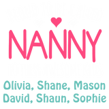 Discover Proud Nanny with Grandkids Names