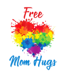 Discover Proud Free Mom Hugs LGBT Rainbow Gay Pride