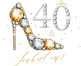 Discover Diamonds High Heel Forty & Fabulous 40th Birthday