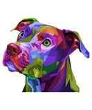 Discover American Pitbull Terrier Pop Art Portrait for Dog