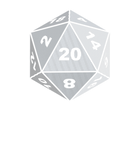 Discover D20 Line Art - Roleplaying RPG Tabletop Adventure