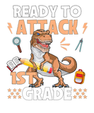 Discover Ready To Attack 1St Grade Apparel Dinosaur Back To