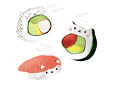 Discover Cute Sushi Cat