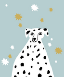 Discover Dalmatian Dog Abstract Illustration