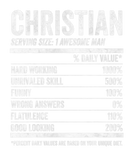 Discover Mens Christian Nutrition Personalized Name Funny N
