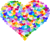 Discover Rainbow Heart Confetti