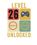 Discover Level 26 Unlocked, 26Th Birthday Gift Video Gamer