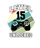 Discover Level 15 Unlocked 15 Years Old Retro 80S 15Th Birt