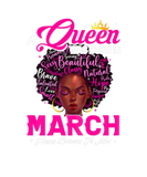 Discover Womens A Queen Was Born In March Black African Que