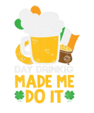 Discover Day Drinking Made Me Do It St Patrick's Day Gnome