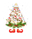 Discover Shih Tzu Christmas Tree Lights Cute Santa Hat Dog