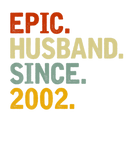 Discover Epic Husband Since 2002 - Funny 20Th Wedding Anniv