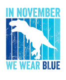 Discover In November We Wear Blue Dinosaur Diabetes Awarene