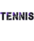Discover Personalized Tennis Girls Name Black Purple Font