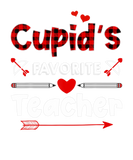 Discover Cute Cupid's Favorite Teacher Red Plaid Valentine'