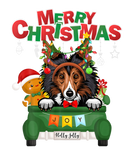 Discover Merry Christmas Shetland Sheepdog Dog Reindeer Rid