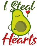 Discover I Steal Hearts - Funny Cute Avocado