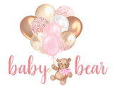 Discover Teddy Bear Baby Bear Rose Gold Balloons