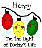Discover Light of Daddy's Life Daddy Personalized Christmas
