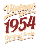 Discover Vintage 1954 Original Parts | 68Th Birthday 68 Yea