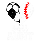 Discover Ball Aunt Heart Funny Soccer Baseball Aunt