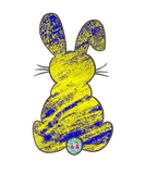 Discover Rainbow Gradient Abstract Yellow Easter Bunnies Ha