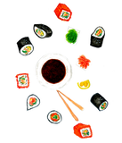 Discover Sushi Set Watercolor