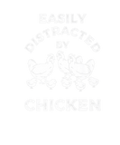 Discover Distracted By Chicken Ironic Farmer Quote