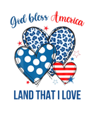 Discover God Bless America Land That I Love Leopard Heart W