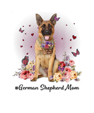 Discover Cute German Shepherd Mom Flower Happy Mother's Day