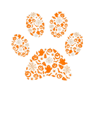 Discover Dog Paw Print Graphic Halloween Silhouette Puppy L