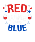 Discover Red Wine And Blue 4Th Of July Wine Lover Memorial