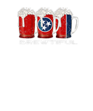 Discover Beer Lover Funny Brewtiful TN Tennessee State Flag