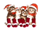Discover Funny Christmas Cat With Santa Hats Pajama Kittens