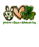 Discover Peace Love St.Patrick's Lucky Clover Munera Mater