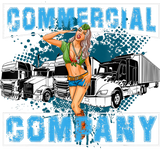 Discover Commercial Company Funny Trucker Design