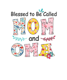Discover Womens Blessed To Be Called Mom And Oma Floral Oma