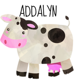 Discover Cute Personalized Cow