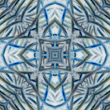 Discover Winter Blue Crystal Pattern