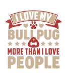 Discover I Love My Bulldog Lovers Funny Dog Owner Men Wo