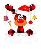 Discover Teacher Crew Reindeer Funny Teacher Christmas Plai