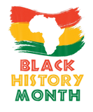 Discover Black History Month For Women Men African Flag Gra