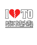 Discover I Love To Make Boys Cry Funny Heart Anti Valentine