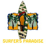 Discover Pirate Parrot Surf Board