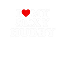 Discover Womens I Love My Sexy Hubby Husband - Red Heart