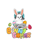 Discover Happy Easter Cute Bunny Playing Video Game Boys Ki
